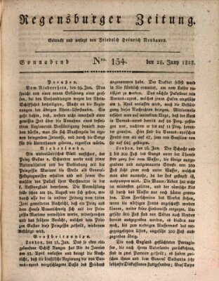 Regensburger Zeitung Samstag 28. Juni 1828