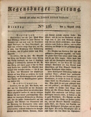 Regensburger Zeitung Dienstag 5. August 1828