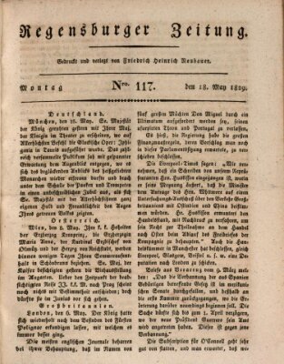 Regensburger Zeitung Montag 18. Mai 1829