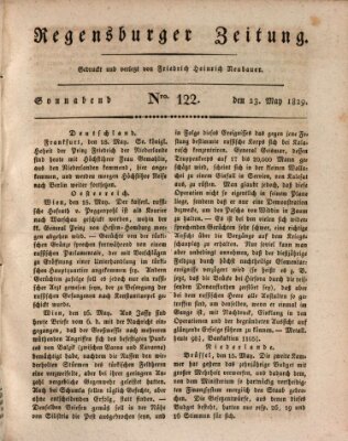 Regensburger Zeitung Samstag 23. Mai 1829