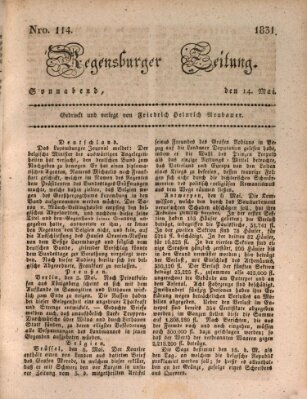 Regensburger Zeitung Samstag 14. Mai 1831