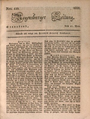 Regensburger Zeitung Samstag 21. Mai 1831