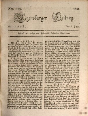 Regensburger Zeitung Mittwoch 6. Juli 1831