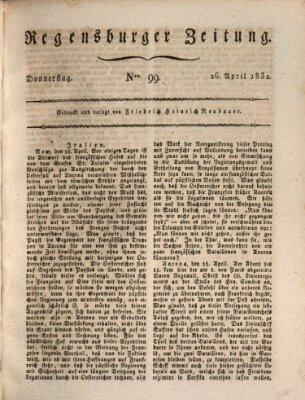 Regensburger Zeitung Donnerstag 26. April 1832