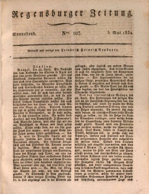 Regensburger Zeitung Samstag 5. Mai 1832