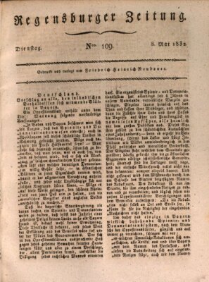 Regensburger Zeitung Dienstag 8. Mai 1832