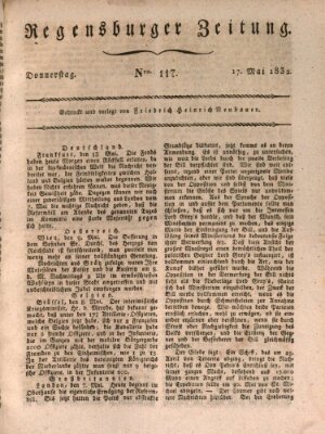 Regensburger Zeitung Donnerstag 17. Mai 1832