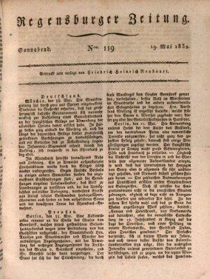 Regensburger Zeitung Samstag 19. Mai 1832