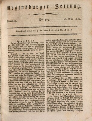 Regensburger Zeitung Freitag 25. Mai 1832