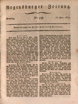 Regensburger Zeitung Montag 28. Mai 1832