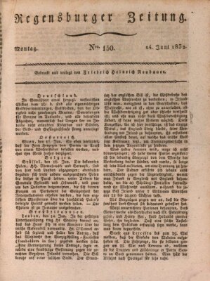 Regensburger Zeitung Sonntag 24. Juni 1832