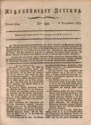 Regensburger Zeitung Donnerstag 6. Dezember 1832