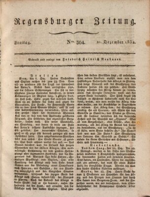 Regensburger Zeitung Freitag 21. Dezember 1832