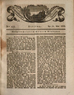 Regensburger Zeitung Freitag 24. Mai 1833