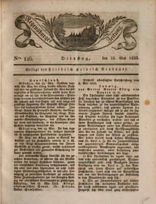 Regensburger Zeitung Dienstag 28. Mai 1833