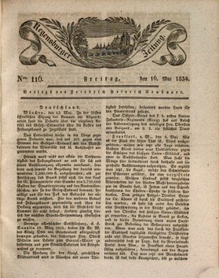 Regensburger Zeitung Freitag 16. Mai 1834