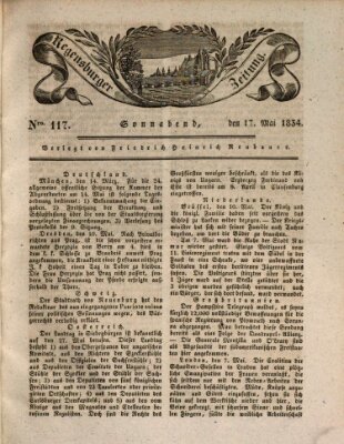 Regensburger Zeitung Samstag 17. Mai 1834