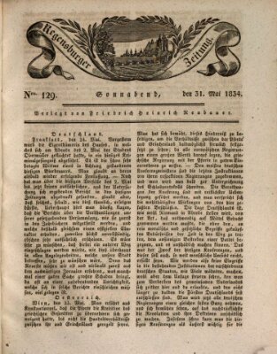 Regensburger Zeitung Samstag 31. Mai 1834