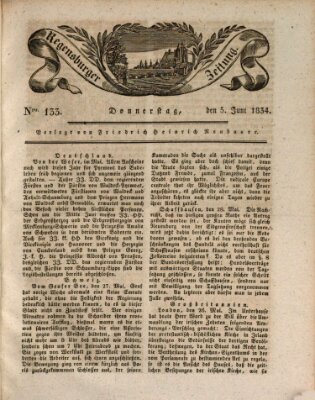 Regensburger Zeitung Donnerstag 5. Juni 1834