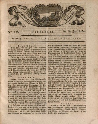 Regensburger Zeitung Donnerstag 19. Juni 1834