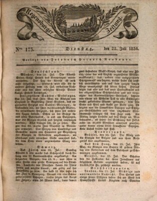 Regensburger Zeitung Dienstag 22. Juli 1834