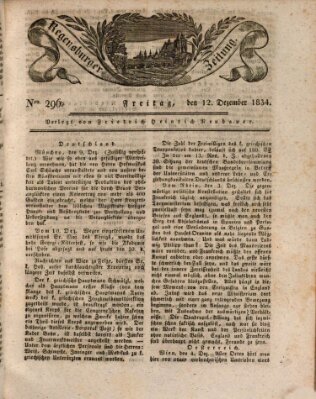 Regensburger Zeitung Freitag 12. Dezember 1834