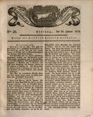 Regensburger Zeitung Freitag 30. Januar 1835