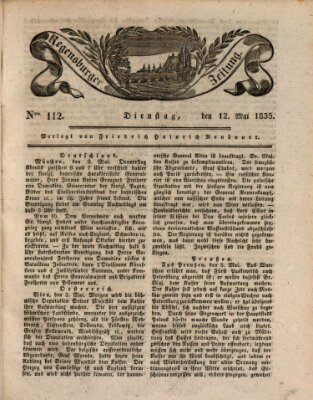 Regensburger Zeitung Dienstag 12. Mai 1835