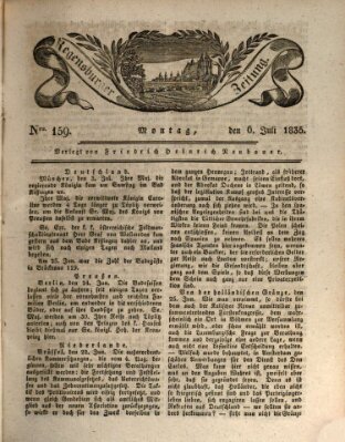 Regensburger Zeitung Montag 6. Juli 1835