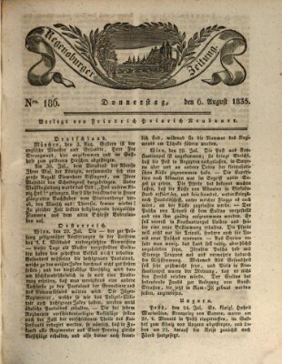 Regensburger Zeitung Donnerstag 6. August 1835