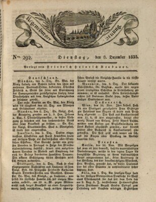 Regensburger Zeitung Dienstag 8. Dezember 1835