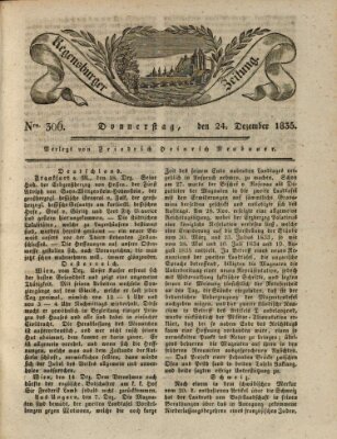 Regensburger Zeitung Donnerstag 24. Dezember 1835