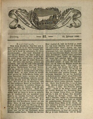 Regensburger Zeitung Freitag 12. Februar 1836