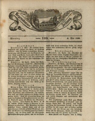 Regensburger Zeitung Montag 9. Mai 1836