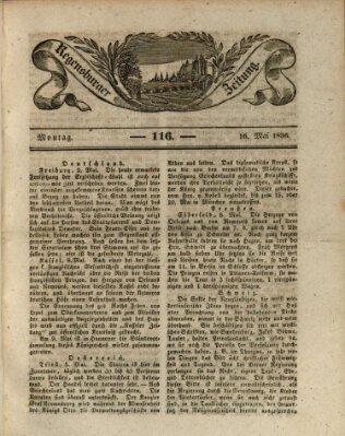 Regensburger Zeitung Montag 16. Mai 1836