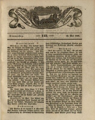 Regensburger Zeitung Donnerstag 19. Mai 1836