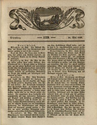 Regensburger Zeitung Dienstag 31. Mai 1836