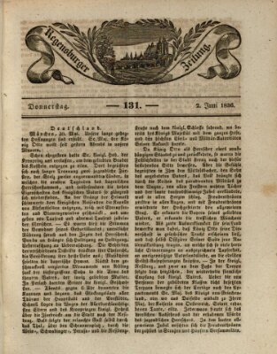 Regensburger Zeitung Donnerstag 2. Juni 1836