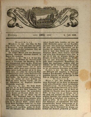 Regensburger Zeitung Freitag 8. Juli 1836