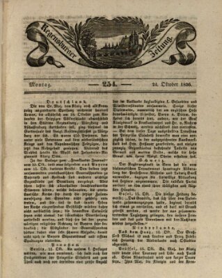 Regensburger Zeitung Montag 24. Oktober 1836