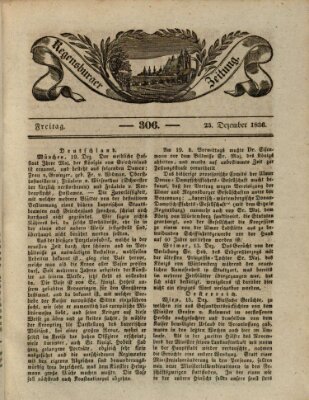 Regensburger Zeitung Freitag 23. Dezember 1836