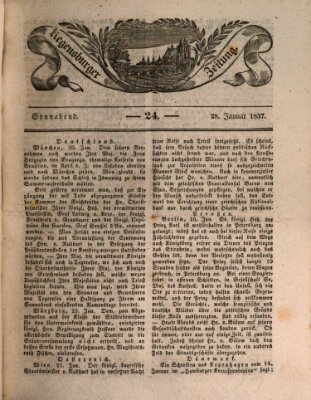 Regensburger Zeitung Samstag 28. Januar 1837