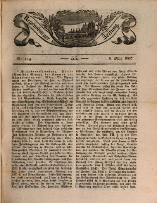 Regensburger Zeitung Montag 6. März 1837