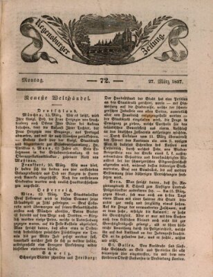 Regensburger Zeitung Montag 27. März 1837