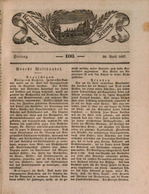 Regensburger Zeitung Freitag 28. April 1837