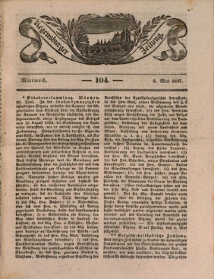 Regensburger Zeitung Mittwoch 3. Mai 1837