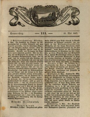 Regensburger Zeitung Donnerstag 11. Mai 1837