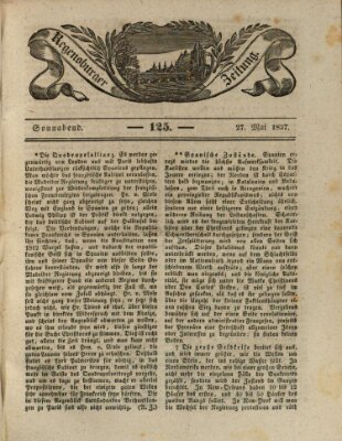 Regensburger Zeitung Samstag 27. Mai 1837