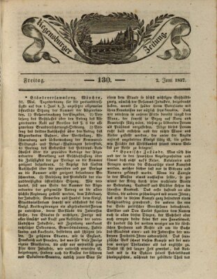 Regensburger Zeitung Freitag 2. Juni 1837