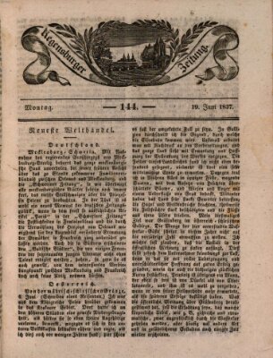 Regensburger Zeitung Montag 19. Juni 1837